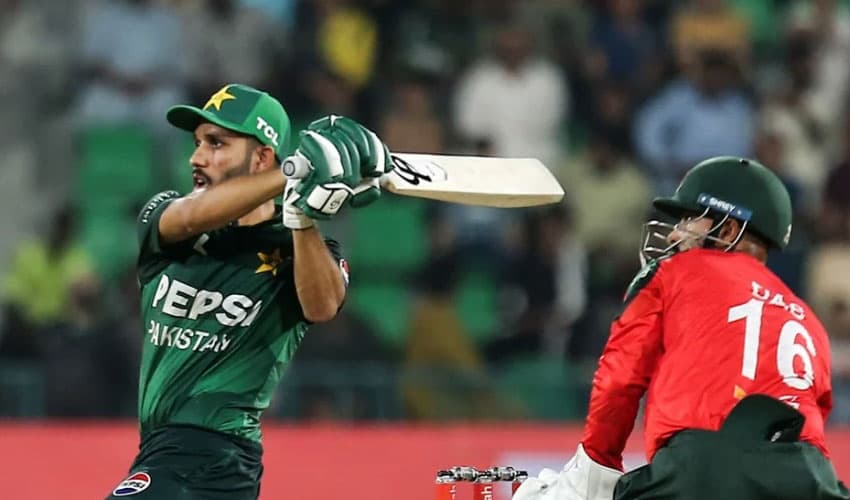 Haris powers Pakistan to series whitewash with maiden T20I century